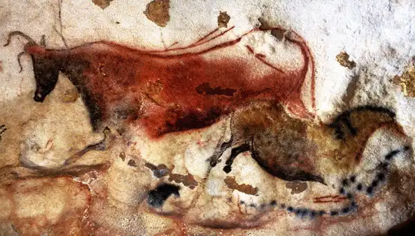 Cave painting from Lascaux, France.