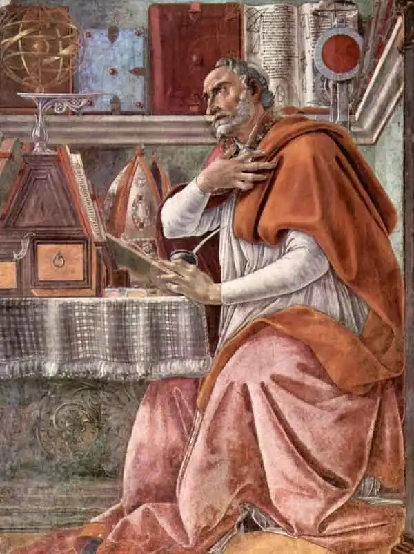 Augustine, by Sandro Botticelli 1480.