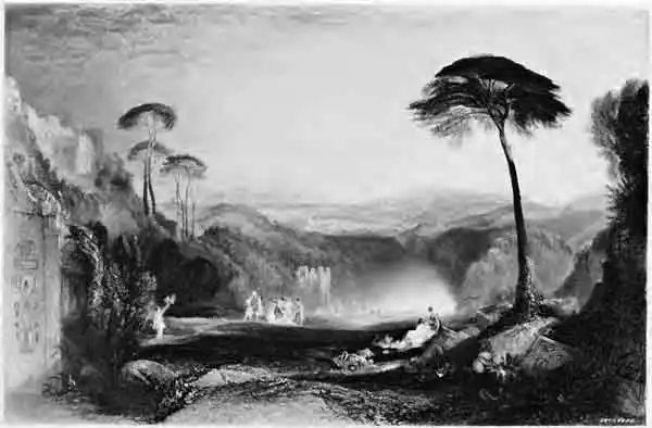 The Golden Bough by J. M. W. Turner, 1834. From Frazer's book, 1890.