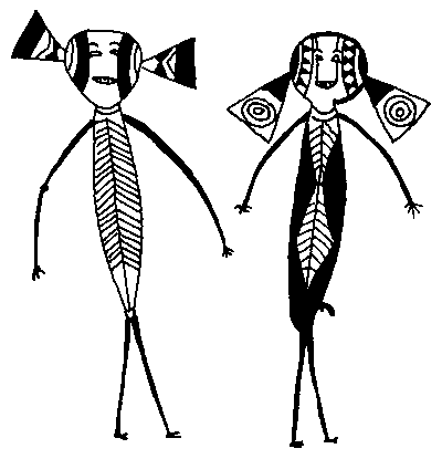 Xingu mamaes, spirits of the dead.